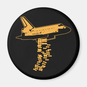 Imán del bombardero del transbordador espacial