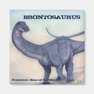 Imán del Brontosaurus
