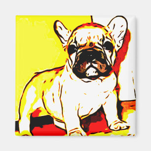 Imán del bulldog francés
