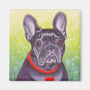 Imán del bulldog francés