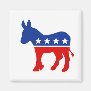 Imán del burro de Demócrata