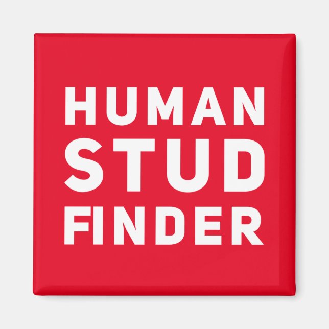 imán del buscador de estudio humano (Frente)