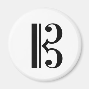 Imán del C-Clef