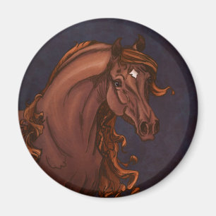 Imán del caballo árabe