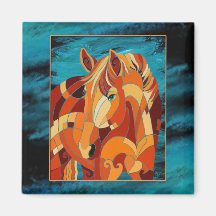 Imán del Caballo de Castaño