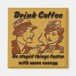 Imán del café de la bebida