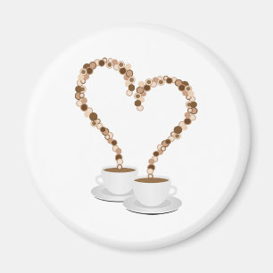 Imán del café de la mañana
