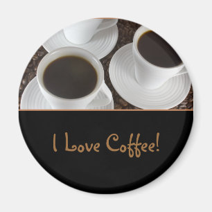 Imán del café sólo