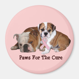 Imán del cáncer de pecho del bulldog