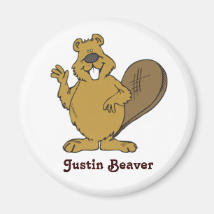 Imán del castor de Justin