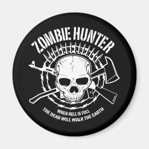 Imán del cazador del zombi