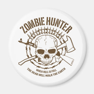 Imán del cazador del zombi