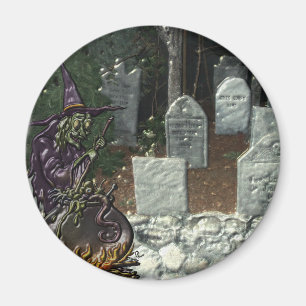 Imán del cementerio de la bruja