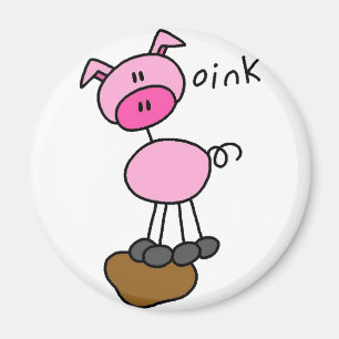 Imán del cerdo Oink