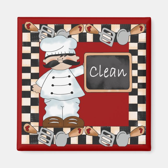 imán del chef (Frente)
