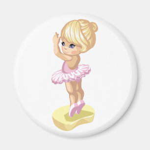 Imán del chica de la bailarina