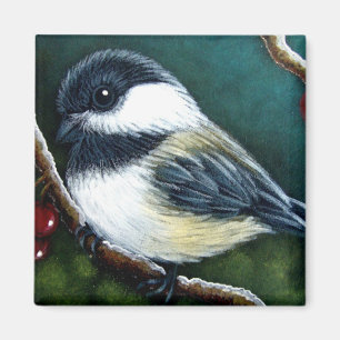 Imán del CHICKADEE 1 del DÍA DE FIESTA