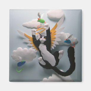 Imán del cielo del gato