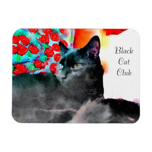 Imán del club del gato negro