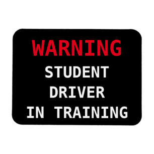 Imán del coche del conductor del estudiante