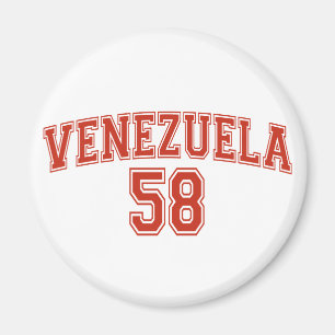 Imán del código de país de Venezuela