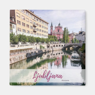 Imán del coleccionable de Ljubljana