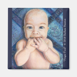 Imán del "comida para comer con los dedos"