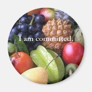 Imán del compromiso de las frutas