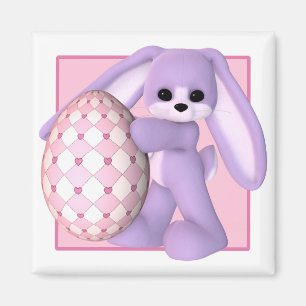 Imán del conejito de pascua