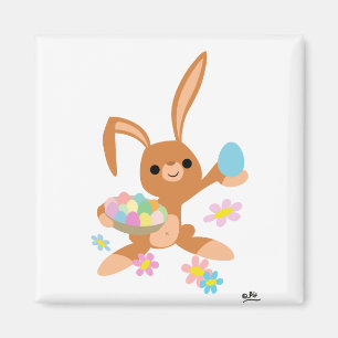 Imán del conejito de pascua