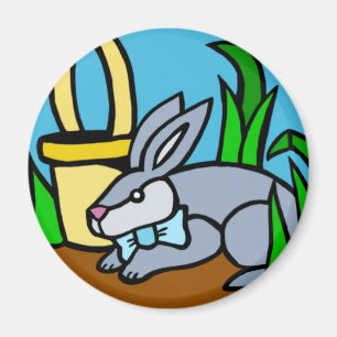 Imán del conejito de pascua