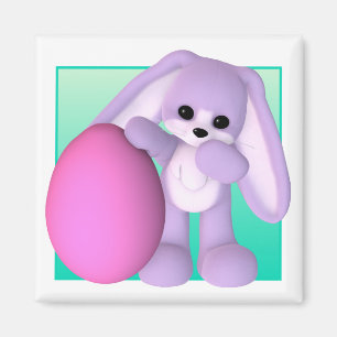 Imán del conejito de pascua