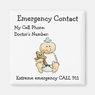 Imán del contacto de la emergencia de la nin@era