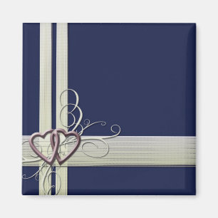 Imán del corazón de los azules marinos
