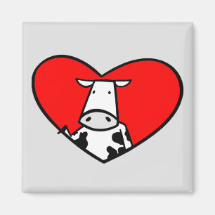 Imán del corazón de vaca