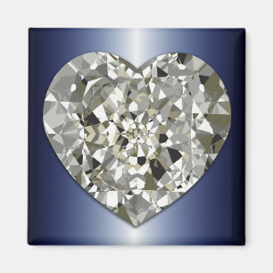 Imán del corazón del diamante esparcido
