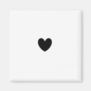 Imán del Corazón Negro