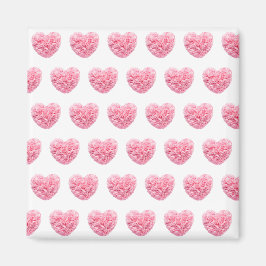 Imán del corazón rosado