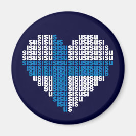 Imán del corazón Sisu