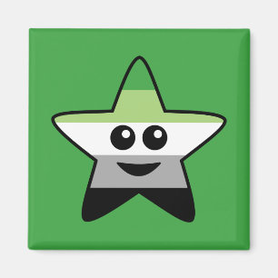 Imán del cuadrado de la estrella de Aromantic
