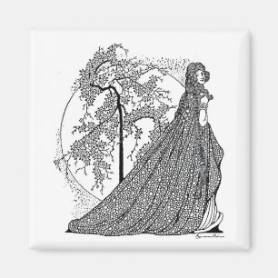 Imán del cuadrado del arte de la fantasía del