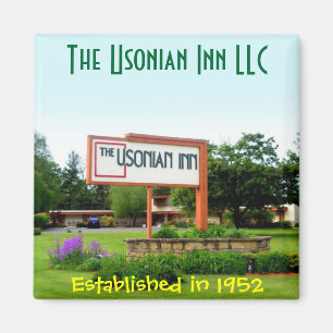 Imán del cuadrado del mesón de Usonian - placa d