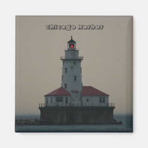 Imán del cuadrado del puerto de Chicago