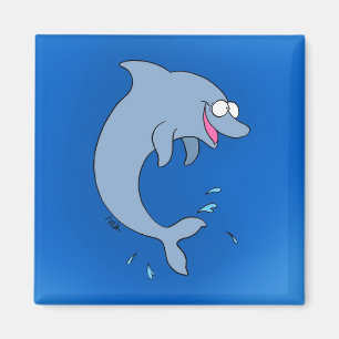 Imán del delfín del baile