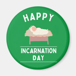 Imán del Día de la Encarnación de los navidades