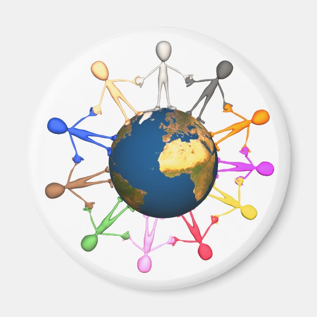 imán del Día de la Tierra (Frente)