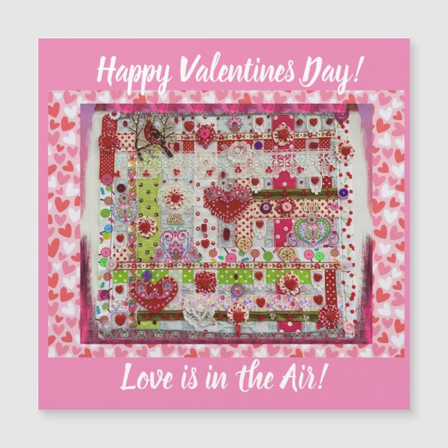 Imán del Día de San Valentín (Anverso)