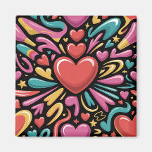 Imán del Día de San Valentín | Romántico, Lindo