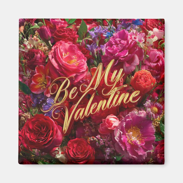 Imán del Día de San Valentín | Romántico, Lindo (Frente)