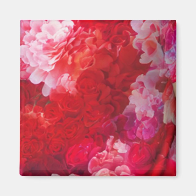 Imán del Día de San Valentín | Romántico, Lindo  (Frente)